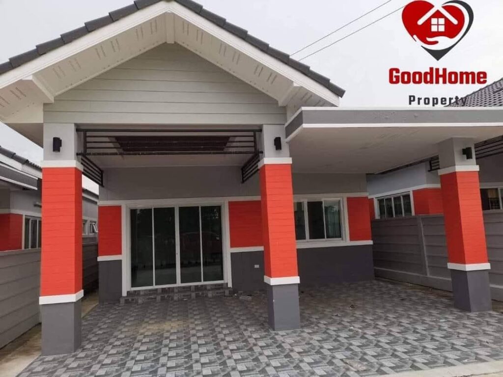 รหัสทรัพย์ : GH0002 ประกาศ ขาย/เช่า บ้านเดี่ยว ชั้นเดียว มาบยางพร 20 อ.ปลวกแดง จ.ระยอง