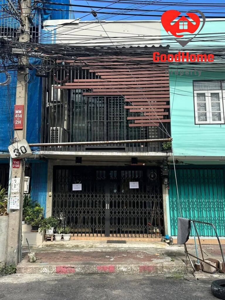 รหัสทรัพย์ GH0012 ประกาศขายตึกแถว 2 ชั้น ถนนจันทร์ 32 กรุงเทพฯ